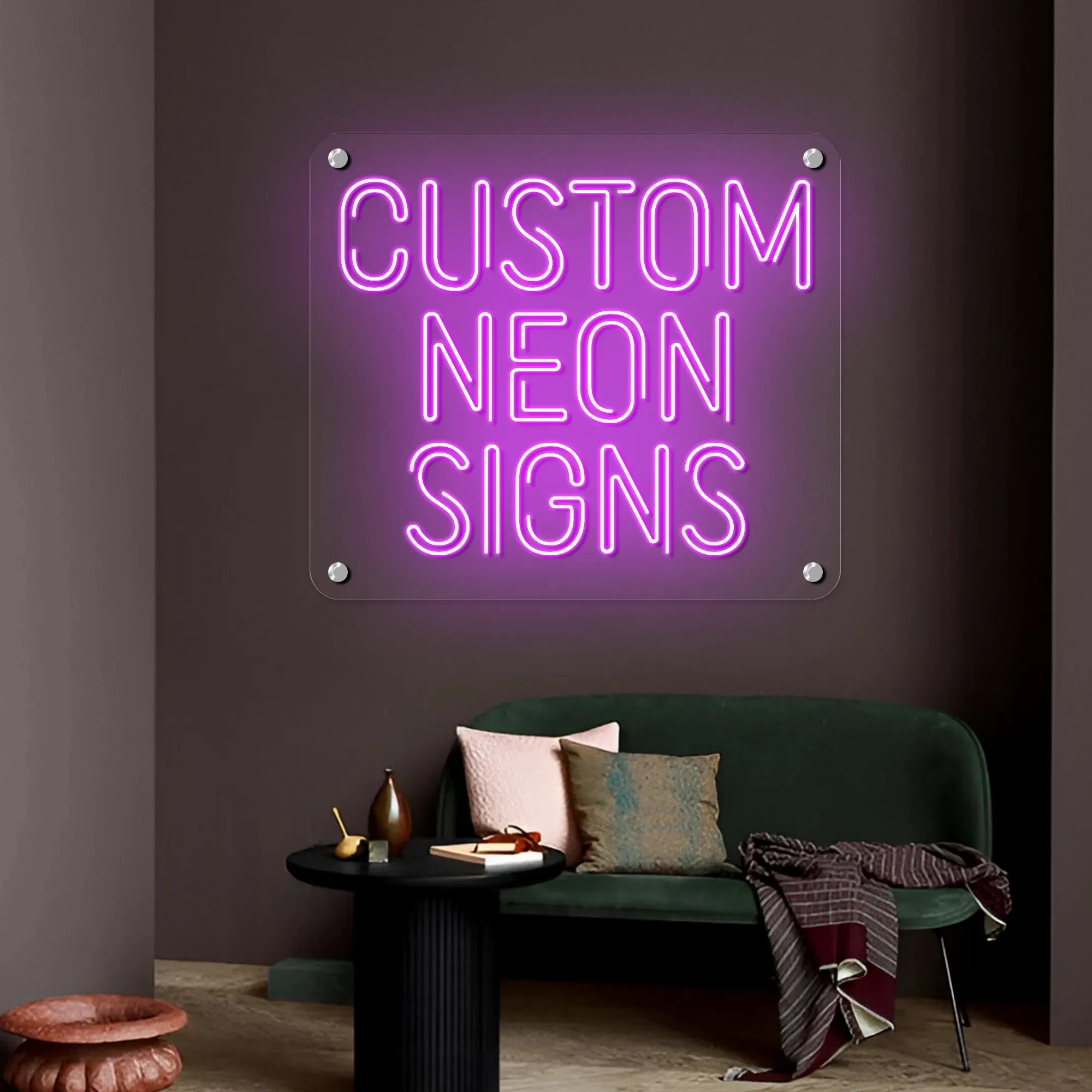 Text Neon Sign - Custom Hats Now