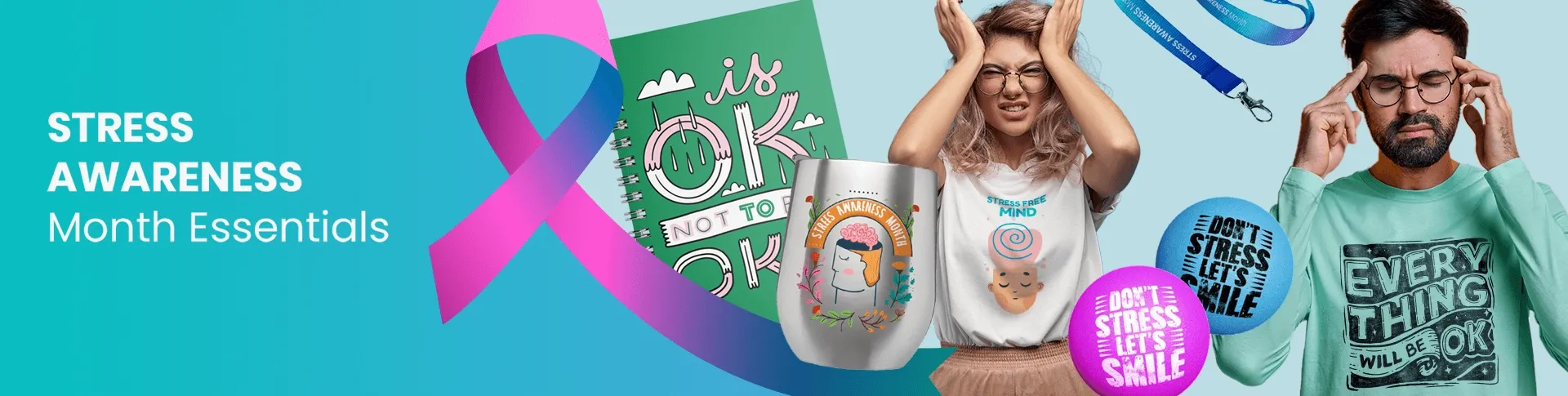 CustomHatsNow.Com Stress Awareness Month