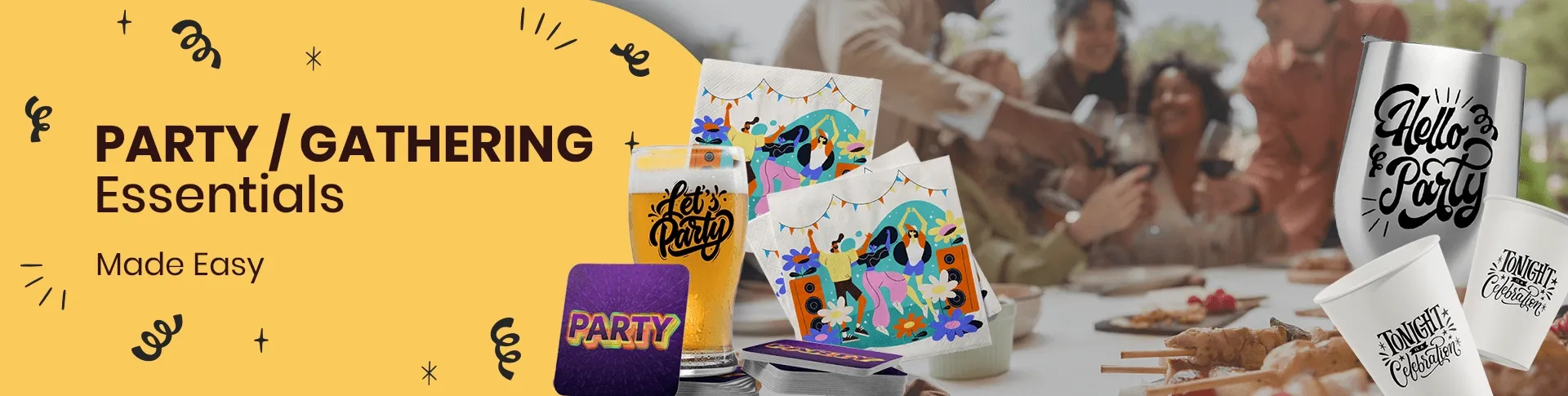 CustomHatsNow.Com Party/Gathering Essentials