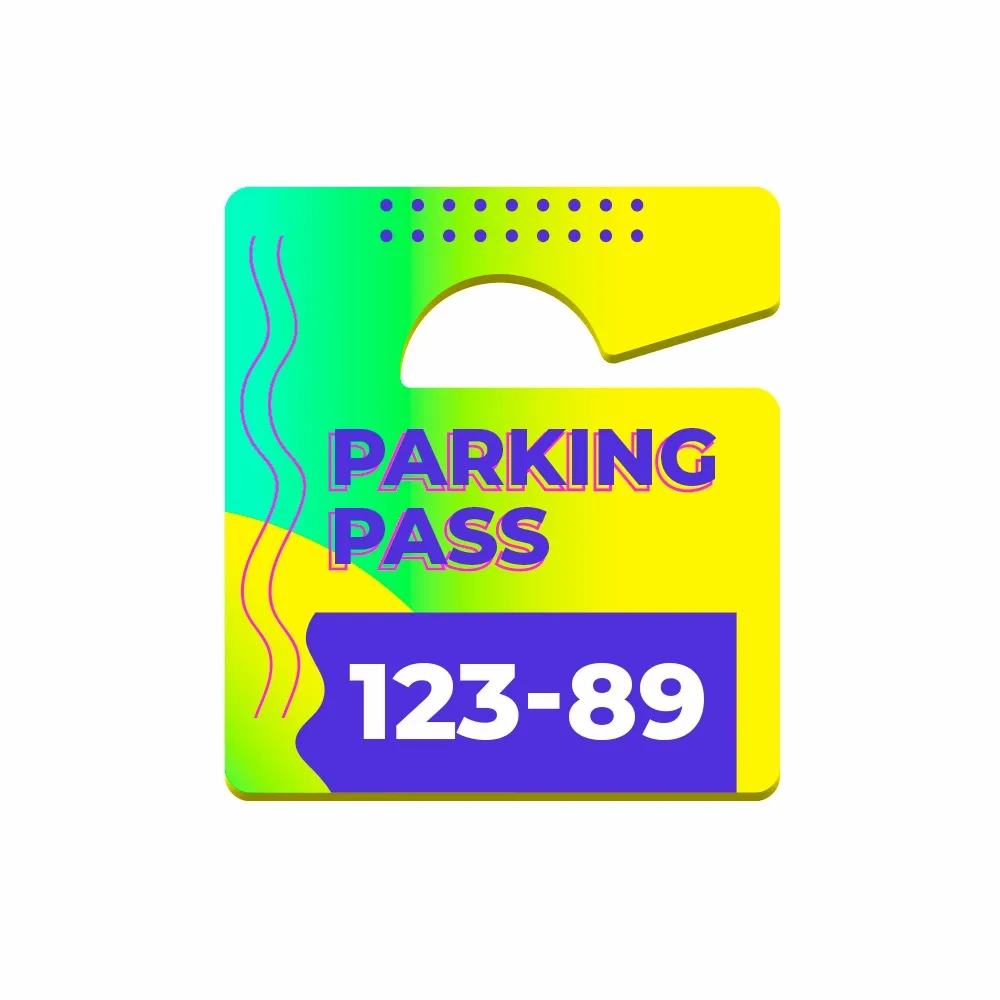 Parking Passes - Custom Hats Now