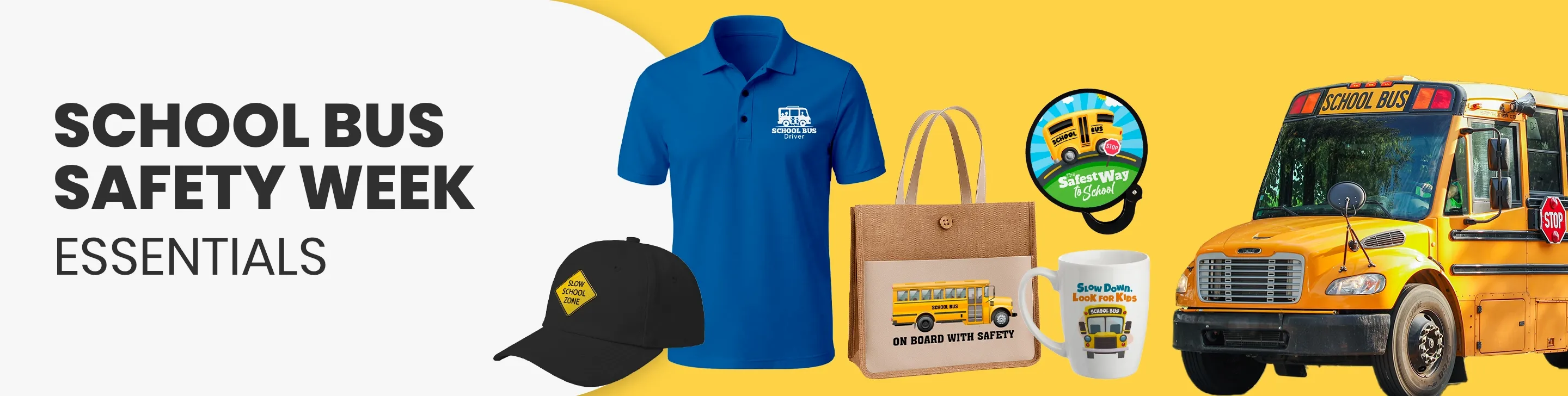 CustomHatsNow.Com School Bus Safety Week
