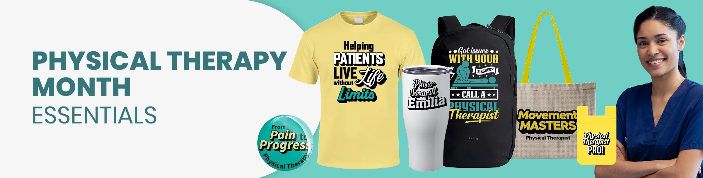 CustomHatsNow.Com Physical Therapy Month