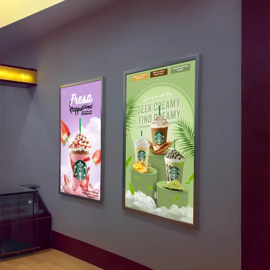 Aluminium Photo Frame Slim light Box - Custom Hats Now