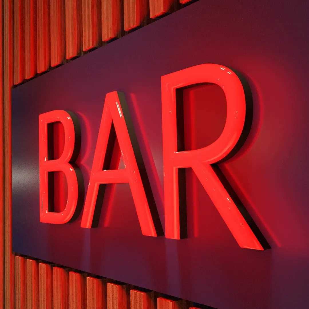 Acrylic Lit Signs - Custom Hats Now