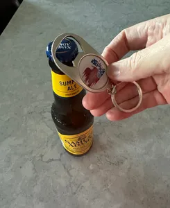 CustomHatsNow.Com - Multi-use Alloy Bottle Opener Keychain