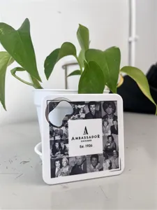 CustomHatsNow.Com - Customized Bottle Opener Coaster