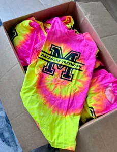 CustomHatsNow.Com - Multi-Color Tie-Dyed T-Shirt