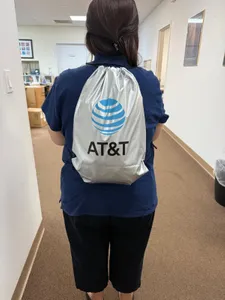 CustomHatsNow.Com - Custom Reflective Drawstring Bag