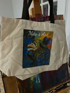 CustomHatsNow.Com - Custom Natural Cotton Tote Bag