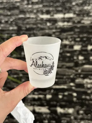 Frosted Glass Shot Glass - Alaskan Spirits Distillery