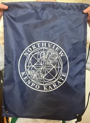 Custom Nylon Drawstring Bag - News student bags at our karate school