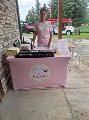 Custom Rectangle Table Covers - It was a pop-up at a horse show