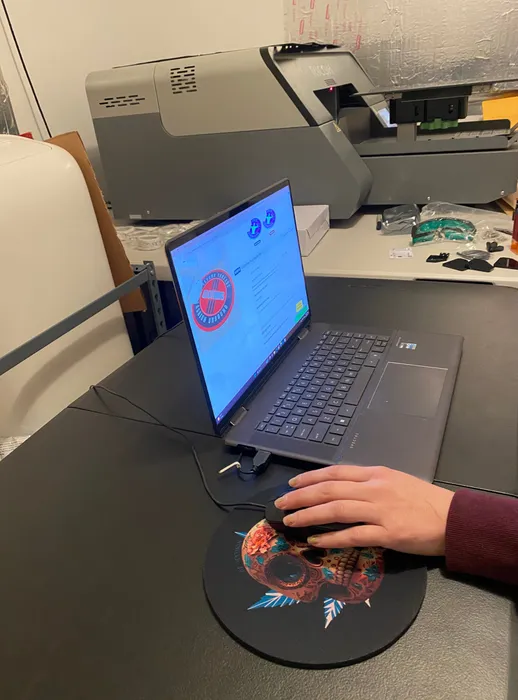 CustomHatsNow.Com - Custom Round Mouse Pad