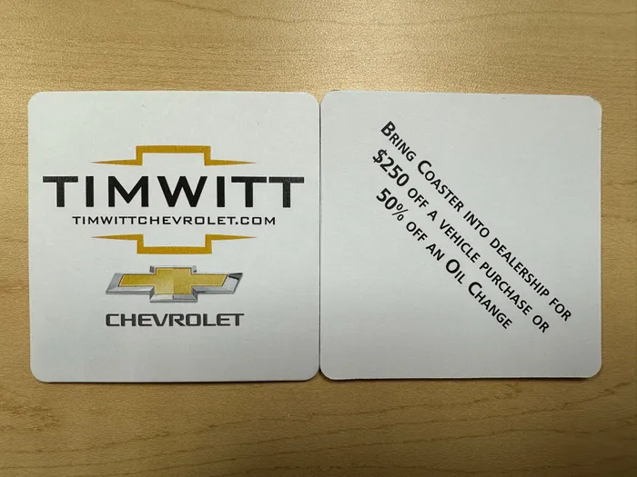 CustomHatsNow.Com - Super Absorbent Bar Coaster