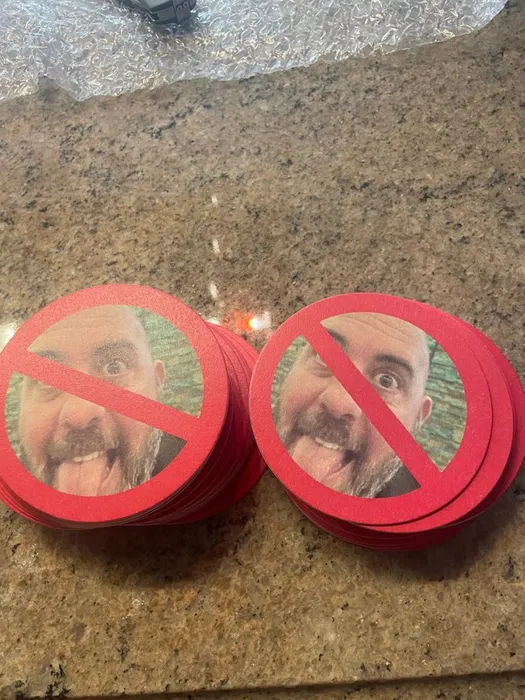 CustomHatsNow.Com - Pulpboard Coasters