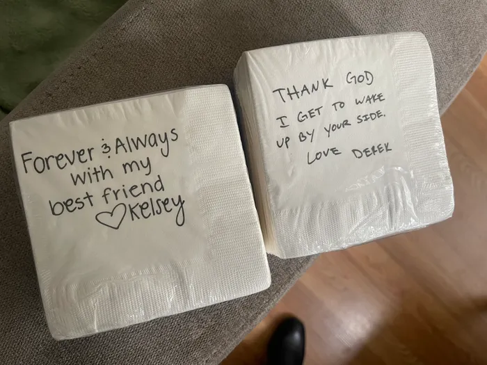 CustomHatsNow.Com - Custom Beverage Napkin