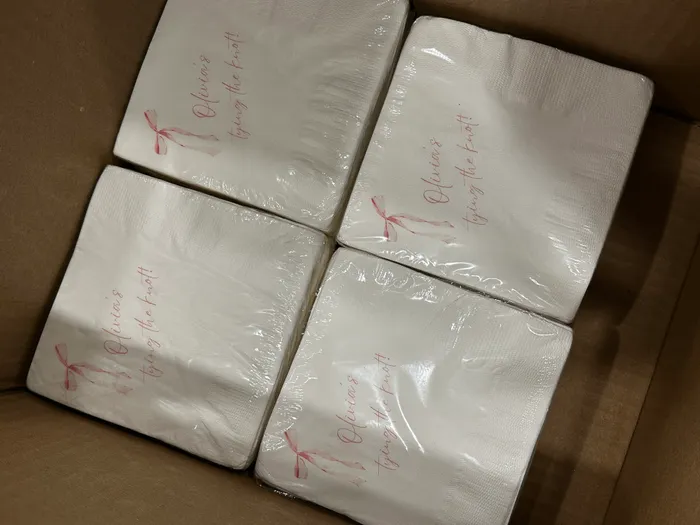 CustomHatsNow.Com - Custom Beverage Napkin