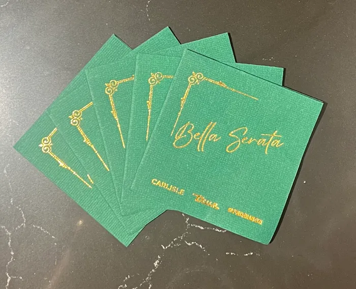 CustomHatsNow.Com - Custom Linen Beverage Napkin