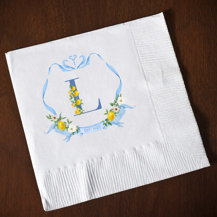 CustomHatsNow.Com - Custom Beverage Napkin
