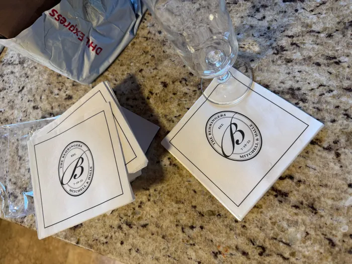 CustomHatsNow.Com - Custom Beverage Napkin