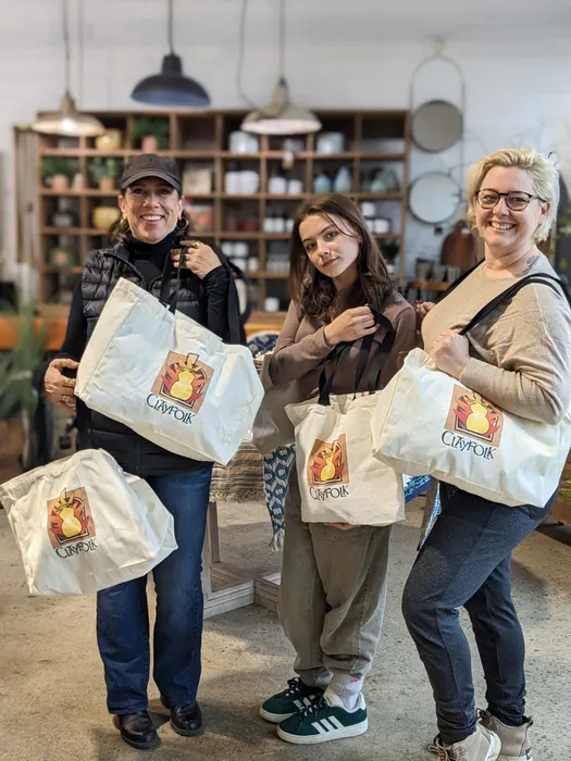 CustomHatsNow.Com - Custom Natural Cotton Tote Bag