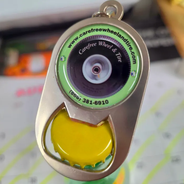 CustomHatsNow.Com - Multi-use Alloy Bottle Opener Keychain