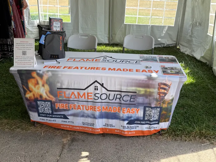 CustomHatsNow.Com - Custom Zip Up Trade Show Display Tension Fabric 10' x 8'