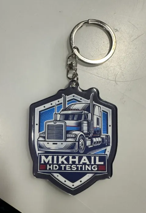 CustomHatsNow.Com - Acrylic Keychain