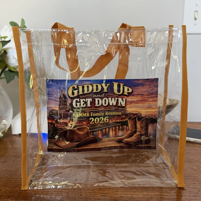 CustomHatsNow.Com - Custom Clear Tote Bag