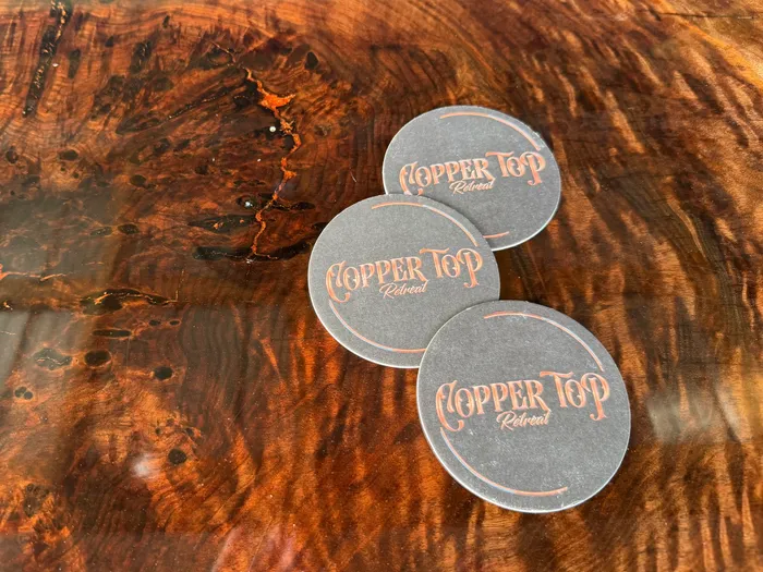 CustomHatsNow.Com - Kraft Paper Coaster