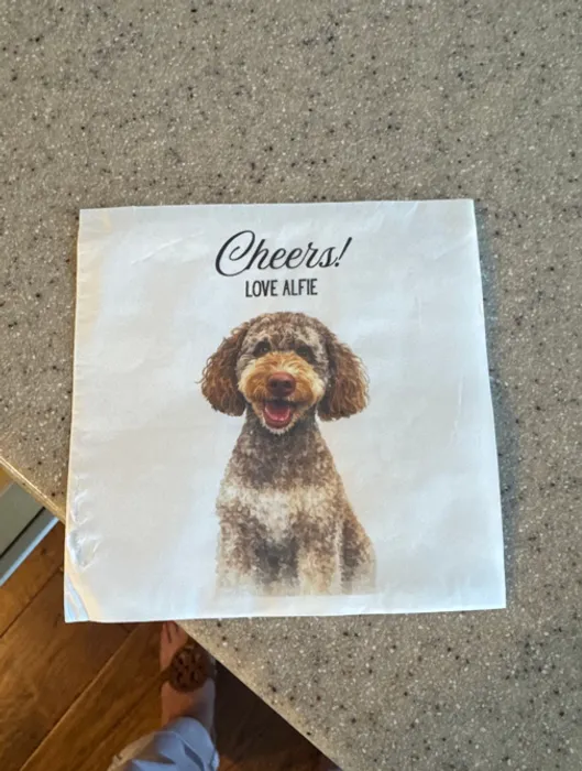 CustomHatsNow.Com - Custom Paper Beverage Napkin