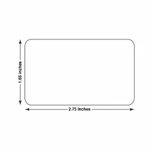 2.75x1.65 inch 2.75x1.65 inch