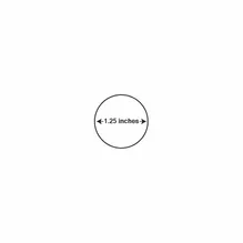 1.25 inch 1.25 inch