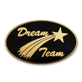 Oval Lapel Pin Oval Lapel Pin - Custom Hats Now