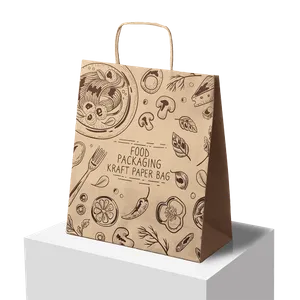 Kraft Paper Packaging Bag - Custom Hats Now