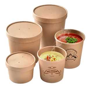 Paper Soup Container - Custom Hats Now