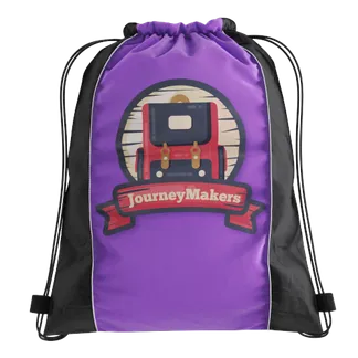 Side-Accents Drawstring Bag - Tote Bags Now