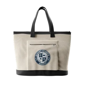 Cotton Zipper Tote Bag - Tote Bags Now