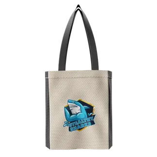 Custom Two-Tone Cotton Tote Bag - Tote Bags Now