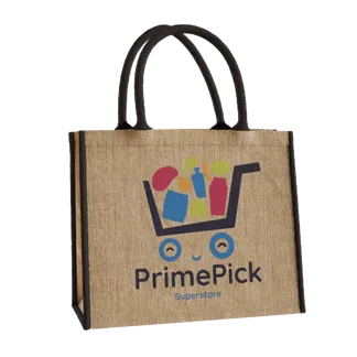 Custom Large Jute Tote - Tote Bags Now