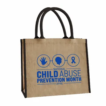 Jute Tote Bags - Custom Hats Now