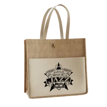 Jute Tote Bags - Custom Hats Now