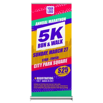 Banner Stands - Custom Hats Now