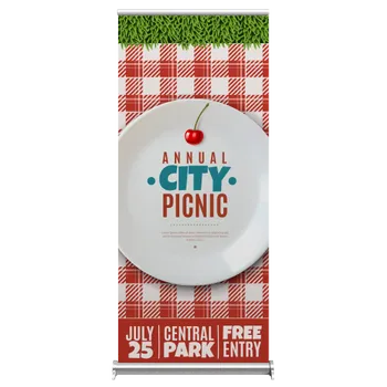 Banner Stands - Custom Hats Now