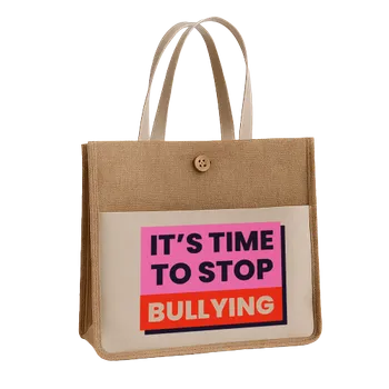 Jute Tote Bags - Custom Hats Now