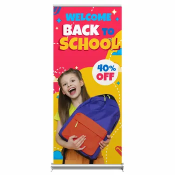 Banner Stands - Custom Hats Now