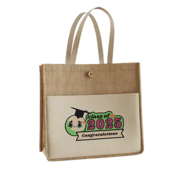 Jute Tote Bags - Custom Hats Now