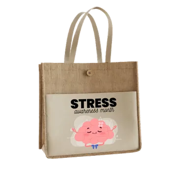 Jute Tote Bags - Custom Hats Now