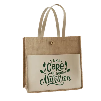 Jute Tote Bags - Custom Hats Now