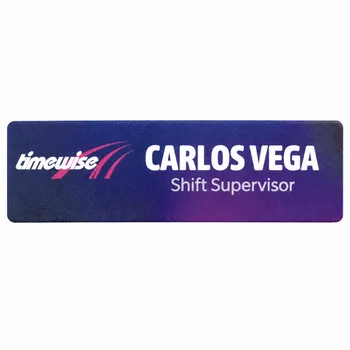 UV Printed Name Badges - Custom Hats Now